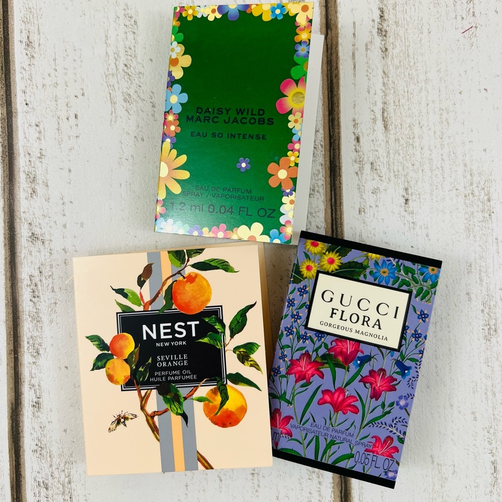Gucci Flora Marc Jacobs Daisy Wild Nest Sample Parfume Bundle - Picture 3 of 6